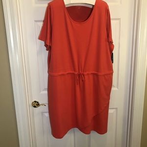 Kim Rogers Jersey Drawstring Waist Dress